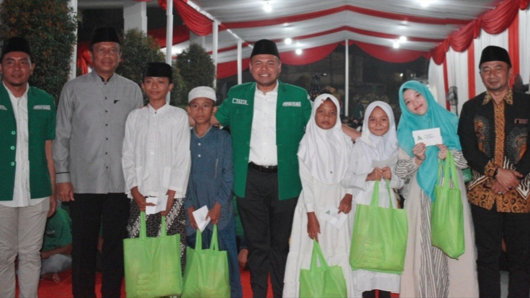 Harlah ke 89, PW GP Ansor DKI Beri Santunan 89 Anak Yatim Piatu